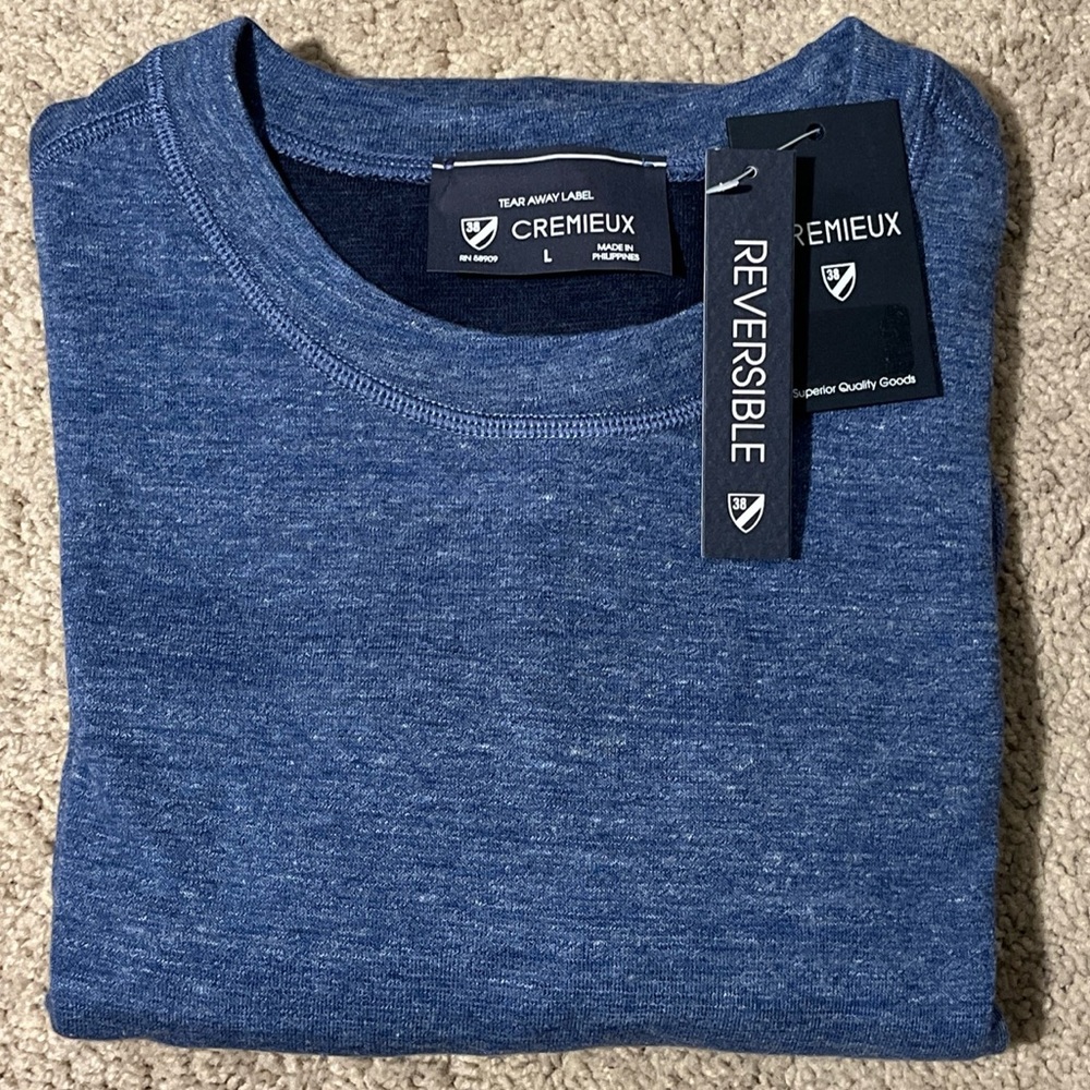 NWT DANIEL CREMIEUX Reversible Pullover Sweater. Size XL